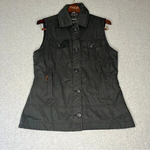 Woolrich Vest Outdoor Black Denim Style Cottage-Core size‎ M